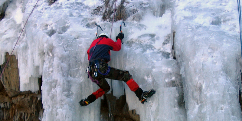 Cascade de glace / 冰上攀岩