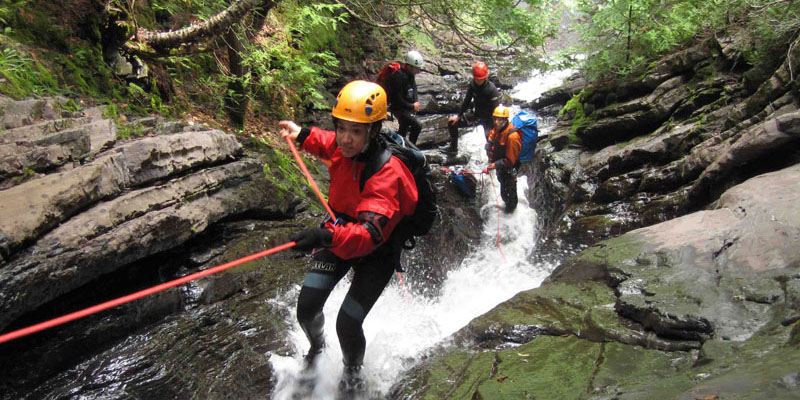 溯溪+溪降 Canyoning