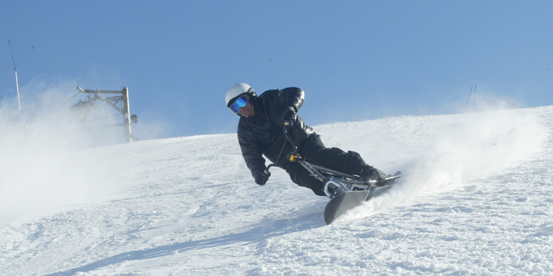 Snowscoot 雪上单车速降